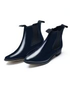 Stivali Chelsea in pelle di vitello mezzanotte
