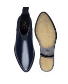 Stivali Chelsea in pelle di vitello mezzanotte