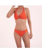 Haut de maillot triangle Angelu paprika