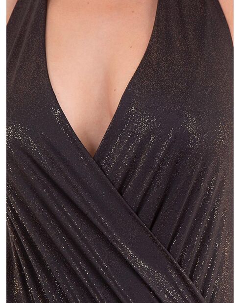 Bañador de una sola pieza Izarra negro con estampado