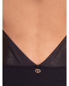 Bañador de una sola pieza Izarra negro con estampado