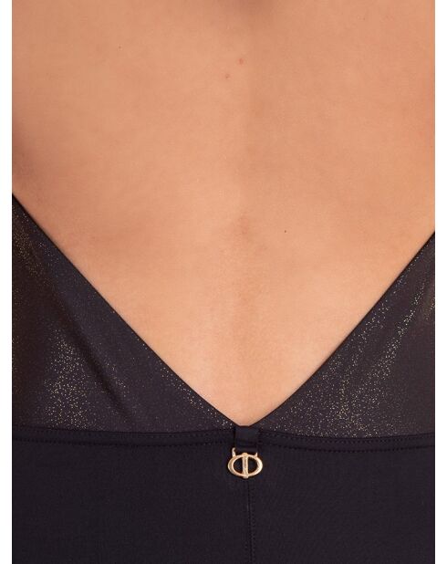 Bañador de una sola pieza Izarra negro con estampado