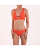 Haut de maillot triangle Sokoa paprika