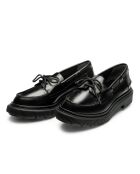 Derbies Bateau en cuir de veau noirs