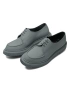 Derbies à lacets en cuir de veau grises