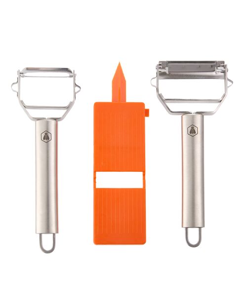 Originele groenteschillerset + julienneschiller + minirasp
