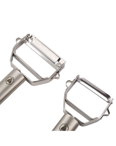 Originele groenteschillerset + julienneschiller + minirasp