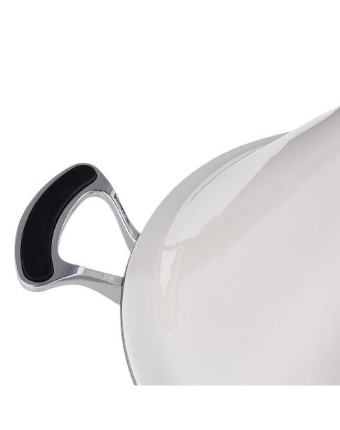 Tajín de acero inoxidable con tapa cerámica 18/8 - 28,5 cm