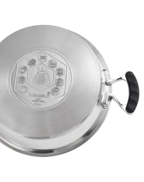 Tajín de acero inoxidable con tapa cerámica 18/8 - 28,5 cm