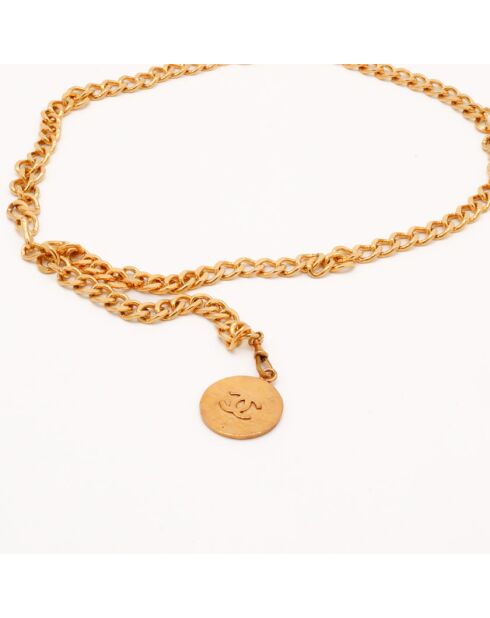 La Ceinture Chanel doré- longueur totale environ 87 cm -Bon état