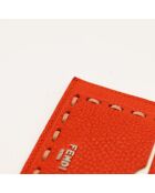 Peekaboo Fendi oranje kaarthouder - 13x8 x1 cm - Nieuw