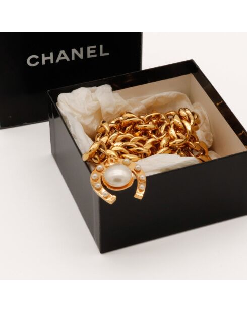 La Ceinture Chanel Perle doré - 87 cm (Longueur) - Très bon état