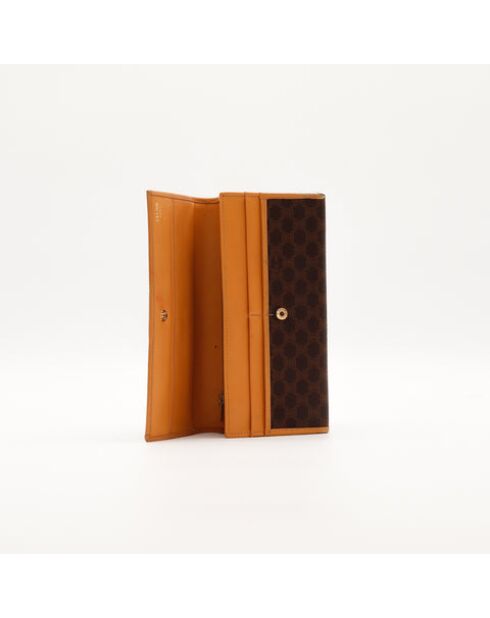 Portafoglio lungo The Macadam Celine Brown - 17x9 cm - Buone condizioni