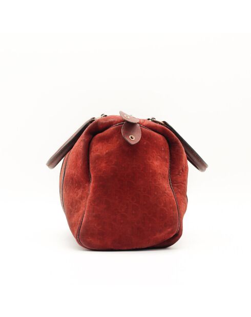 Le Boston Daim Rouge Dior rouge - 30x20 cm - Etat correct