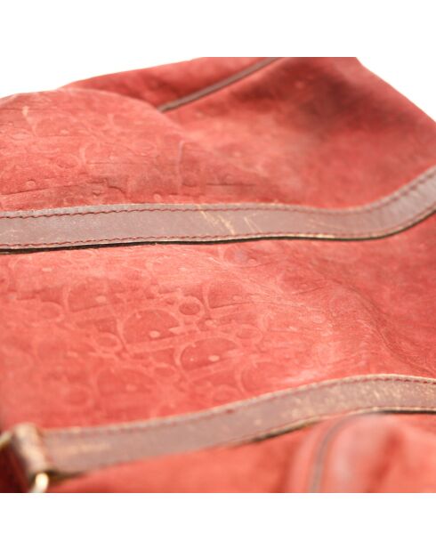 Le Boston Daim Rouge Dior rouge - 30x20 cm - Etat correct