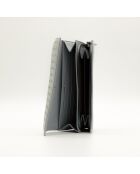 La billetera Intrecciato de Bottega Veneta gris - 19x10,5 cm - Buen estado