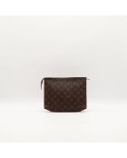 La Pochette Toilette 26 Louis Vuitton marron- 26x20 cm -Bon état
