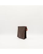 La Pochette Toilette 26 Louis Vuitton marron- 26x20 cm -Bon état