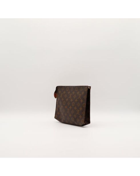 La Pochette Toilette 26 Louis Vuitton marron- 26x20 cm -Bon état