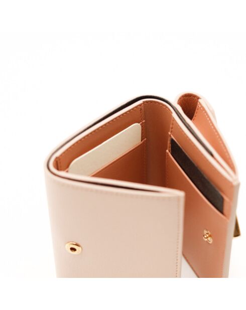 Portafoglio rosa Fendi Diamonds - 10x8x4 cm - Nuovo