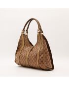 La Jackie Gucci marrone - 45x40x15 cm - Buone condizioni con diversi segni visibili di usura