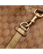 La Jackie Gucci marrone - 45x40x15 cm - Buone condizioni con diversi segni visibili di usura