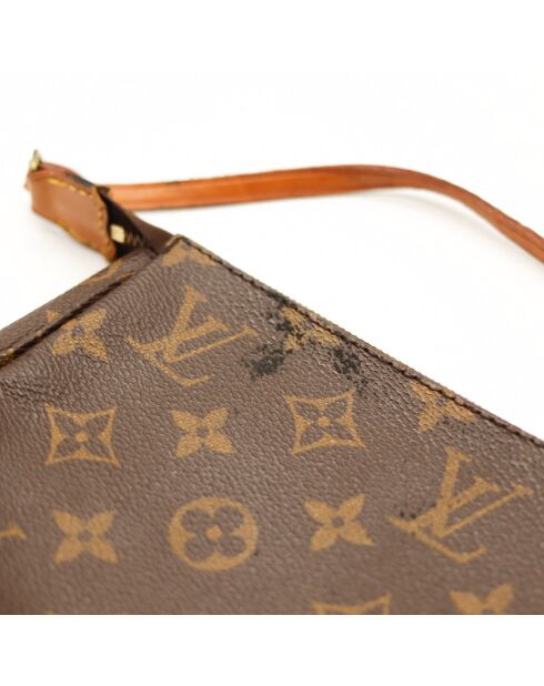 Custodia per accessori Louis Vuitton marrone scuro - 21x13x3,5 cm - Ottime condizioni