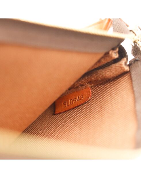 Custodia per accessori Louis Vuitton marrone scuro - 21x13x3,5 cm - Ottime condizioni