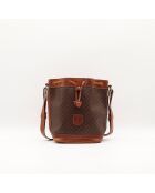 Der dunkelbraune Eimer Celine Macadam - 28x21x14 cm - Mehrere sichtbare Gebrauchsspuren