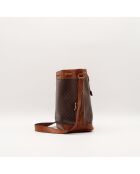 Der dunkelbraune Eimer Celine Macadam - 28x21x14 cm - Mehrere sichtbare Gebrauchsspuren