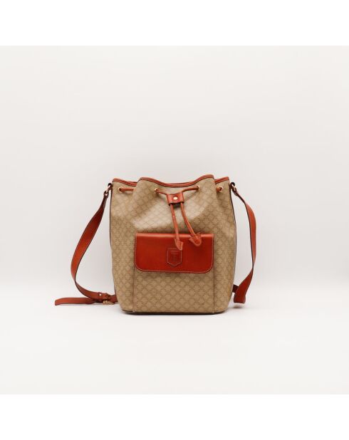 Le Seau Celine Macadam Beige- 22x29x16 cm -Bon état