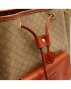 El cubo Celine Macadam de color beige, 22 x 29 x 16 cm, en buen estado