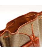 El cubo Celine Macadam de color beige, 22 x 29 x 16 cm, en buen estado