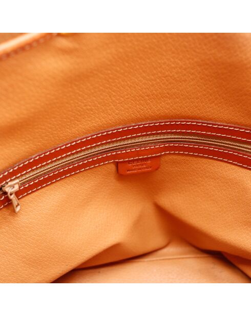 El cubo Celine Macadam de color beige, 22 x 29 x 16 cm, en buen estado