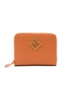 Cartera rosa con cremallera The Fendi Diamonds, 9 x 12,5 x 2 cm, nueva