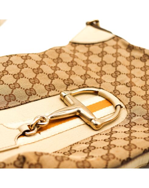 Le Hobo Horsebit Gucci beige- 33x24x 26 cm - Très bon état
