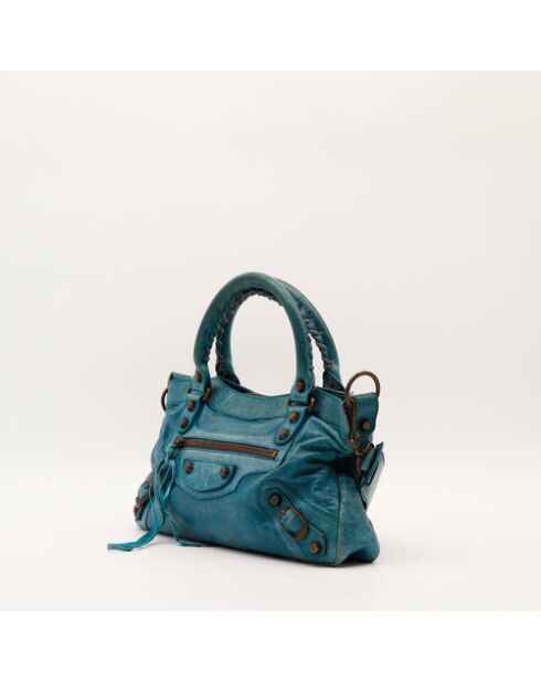 Le First Balenciaga Bleu- 32x18x5 cm -Très bon état