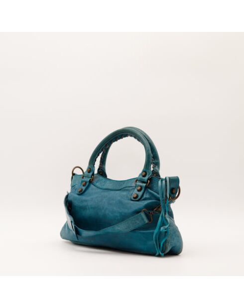 Le First Balenciaga Bleu- 32x18x5 cm -Très bon état