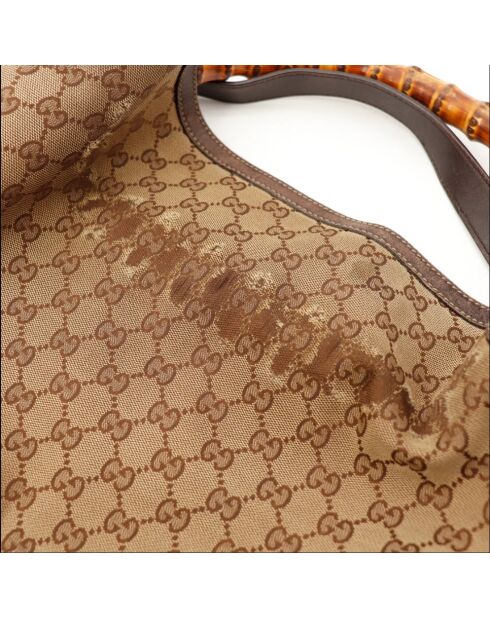 Le Hobo Gucci Bambou Marron - Bon état
