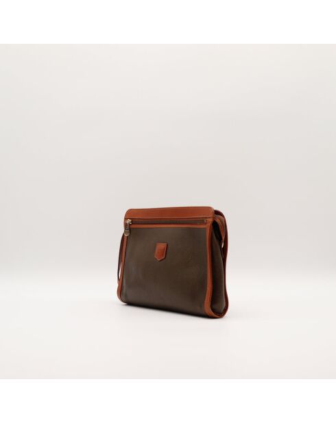 La Pochette Celine Cuir Dragonne- 28x23 cm -Bon état