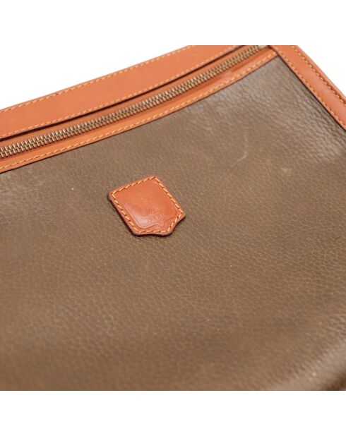 La Pochette Celine Cuir Dragonne- 28x23 cm -Bon état
