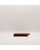 La custodia Louis Vuitton Epi marrone - 26x18 cm - Buone condizioni con diversi segni visibili di usura