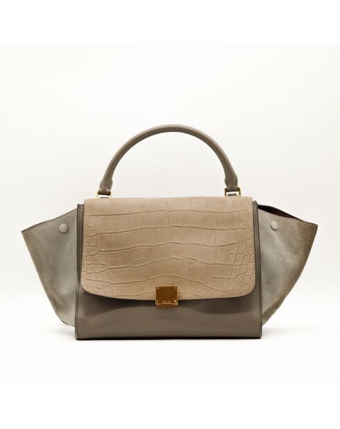 Le Trapeze Celine gris- 24x 33 à 48 cm (ailes déployées)15 cm - Bon état