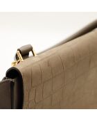 Das Trapez Celine grau - 24 x 33 bis 48 cm (Flügel ausgebreitet) 15 cm - Guter Zustand