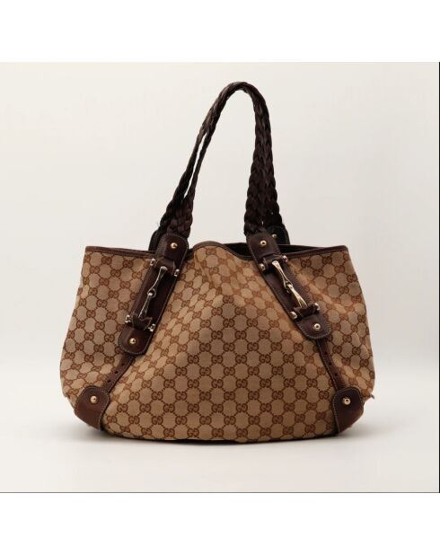 The Pelham Gucci bruine draagtas - 38x23x10 cm - Zeer goede staat