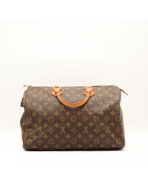 The Speedy 35 Louis Vuitton marrone scuro - 35x23x18 cm - Buone condizioni