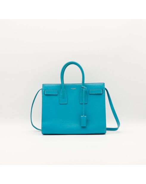 Le Sac de Jour Saint Laurent bleu- 25x31,5x14,5 cm -Très bon état