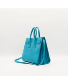 The Saint Laurent blaue Tagestasche - 25x31,5x14,5 cm - Sehr guter Zustand