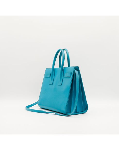 Le Sac de Jour Saint Laurent bleu- 25x31,5x14,5 cm -Très bon état