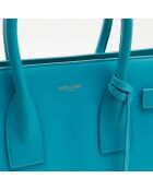 The Saint Laurent blaue Tagestasche - 25x31,5x14,5 cm - Sehr guter Zustand